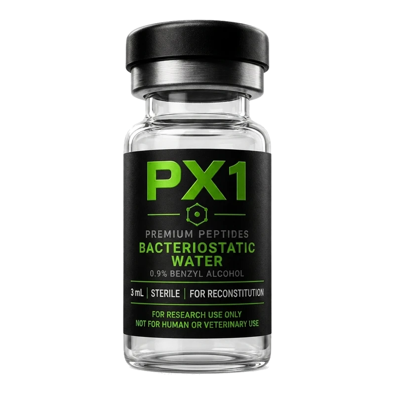 PX1 Labs bacteriostatic water 3ml for reconstitution