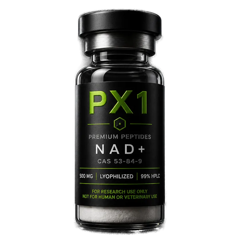 PX1 Labs NAD+ 500mg research peptide vial
